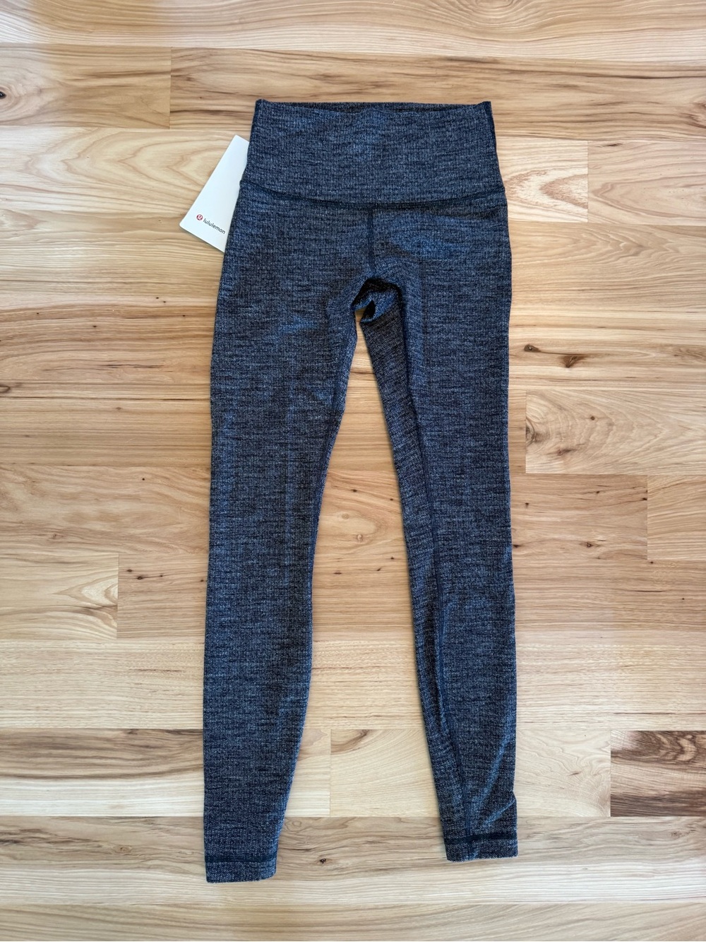 Lululemon Wunder Under High-Rise Tight *28” Heathered Herringbone Black